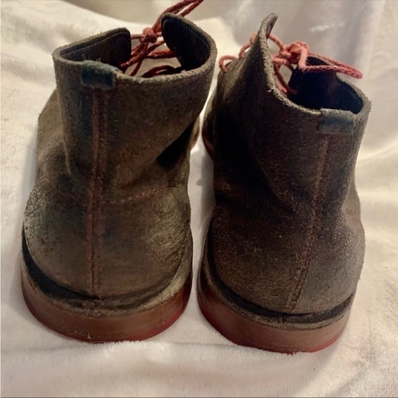 Cole Haan Dress Shoes Men Sz 8.5 Suede Leather Brown Suede Leather Lace-Up main image 8